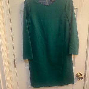 Jcrew size 6 green dress